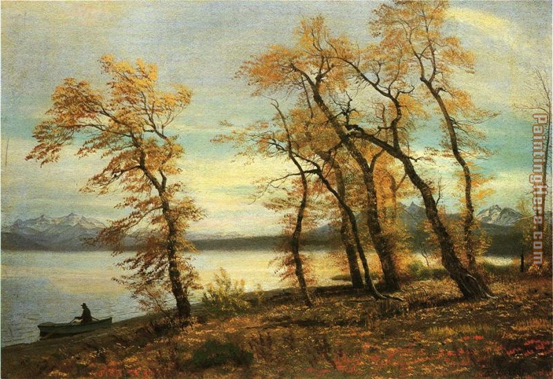 Lake Mary, California painting - Albert Bierstadt Lake Mary, California art painting
